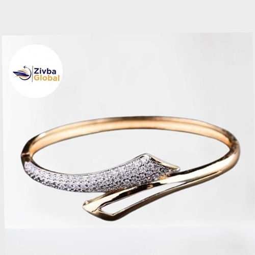 Gold Set Of 1 Kada (Bangles) For Women - Color: Golden