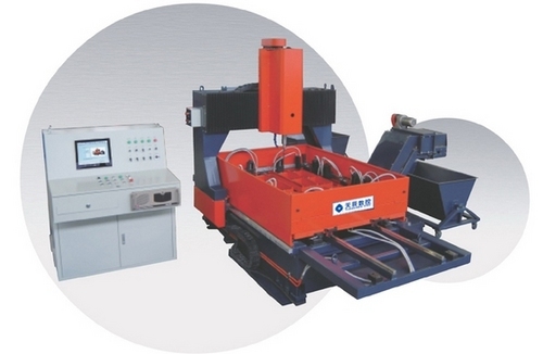 CNC Double Worktables Movable Drilling Machine
