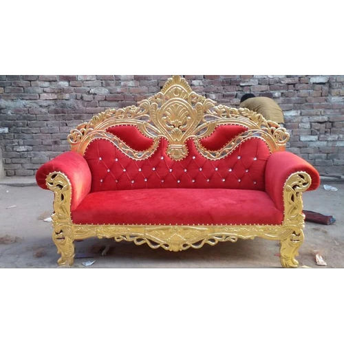 2 Seater Wedding Sofa - Color: Red