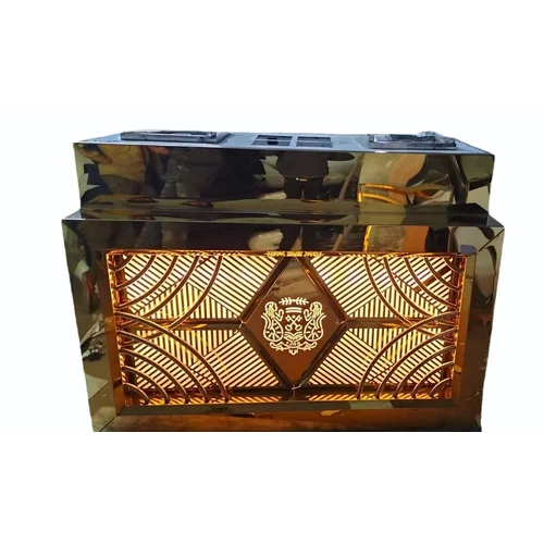 Modern Steel Catering Counter