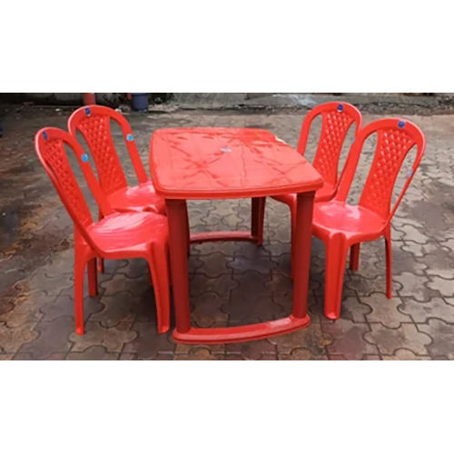 Plastic Table And Chairs - Application: For Sitting