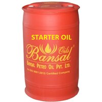 Starter Oil - 0.82 Kg/l Density, Pale White Color | Low Viscosity, Smoky Smell, Friction Reducing, Cooling Effect For Automotive & Industrial Use