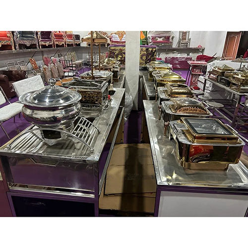 Brass Chafing Dishes - Color: Silver