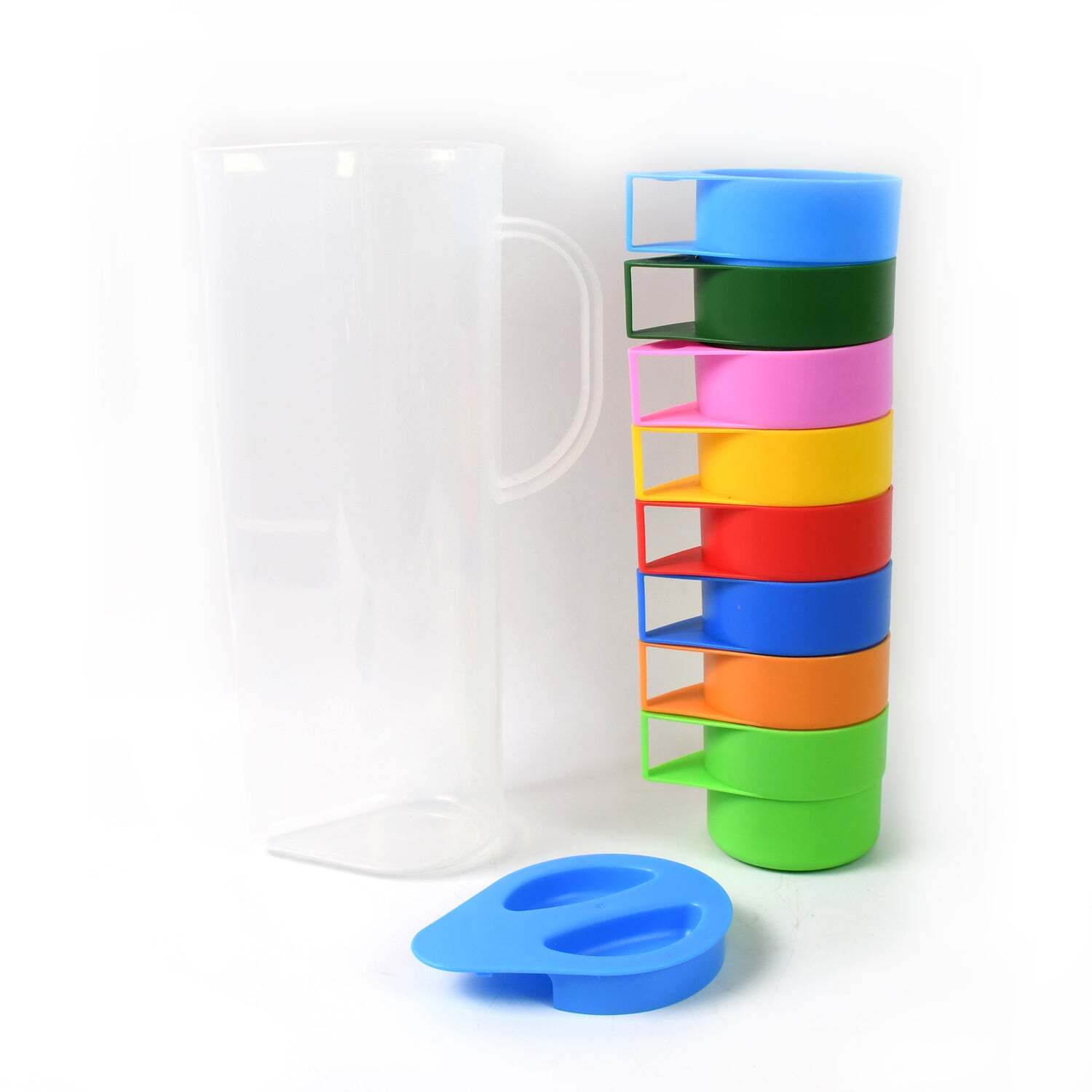 Rainbow Picnic Plastic Pitchers