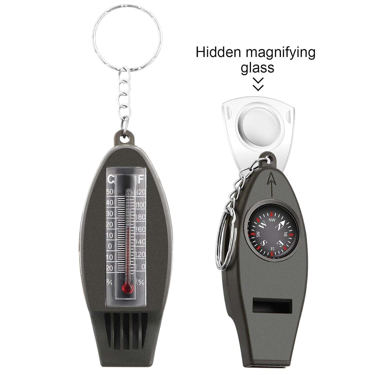 4 In 1 Multifunctional Emergency Survival Whistles