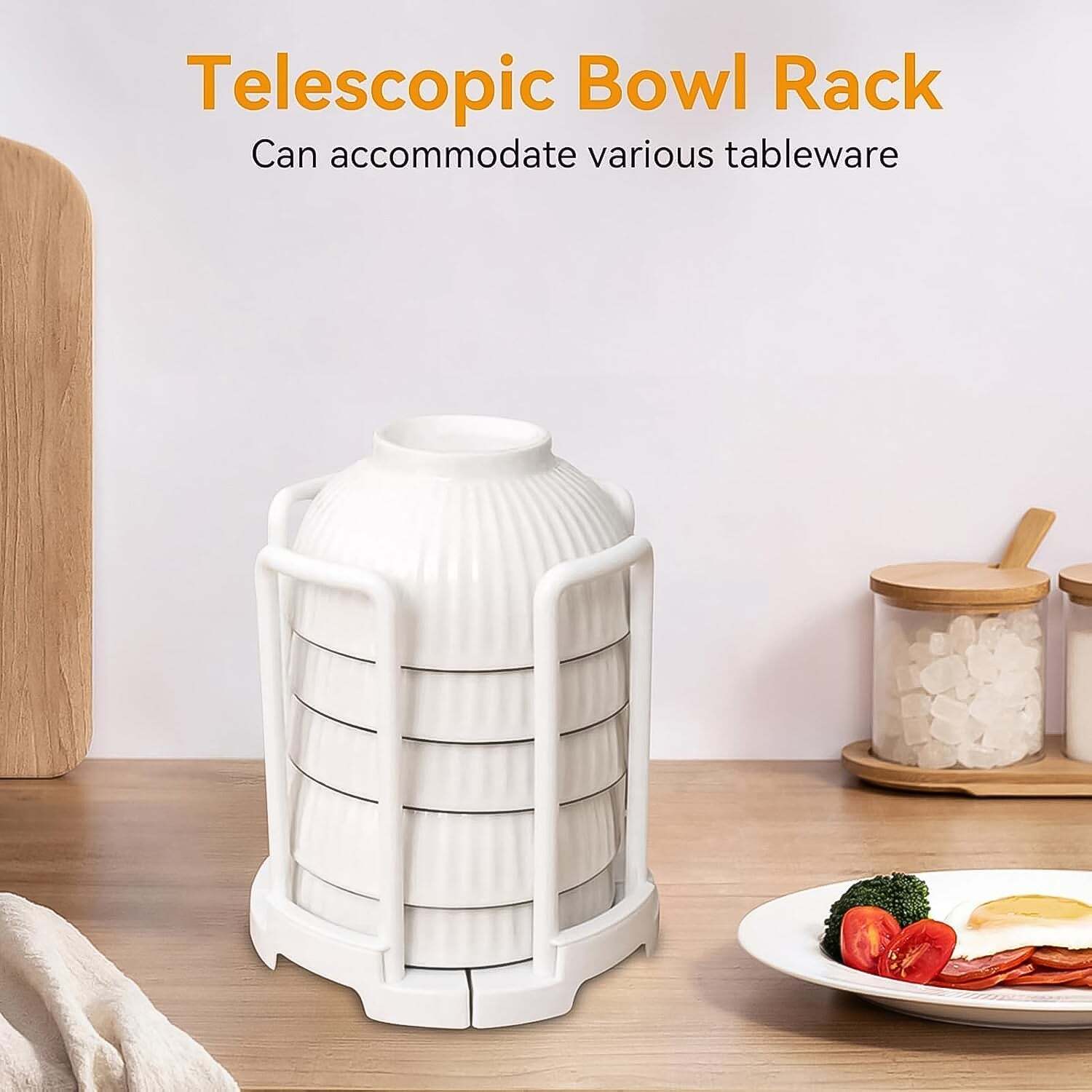 Plastic Bowl Holder Bowl Organizer Drain Racks