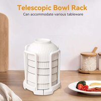Plastic Bowl Holder Bowl Organizer Drain Racks