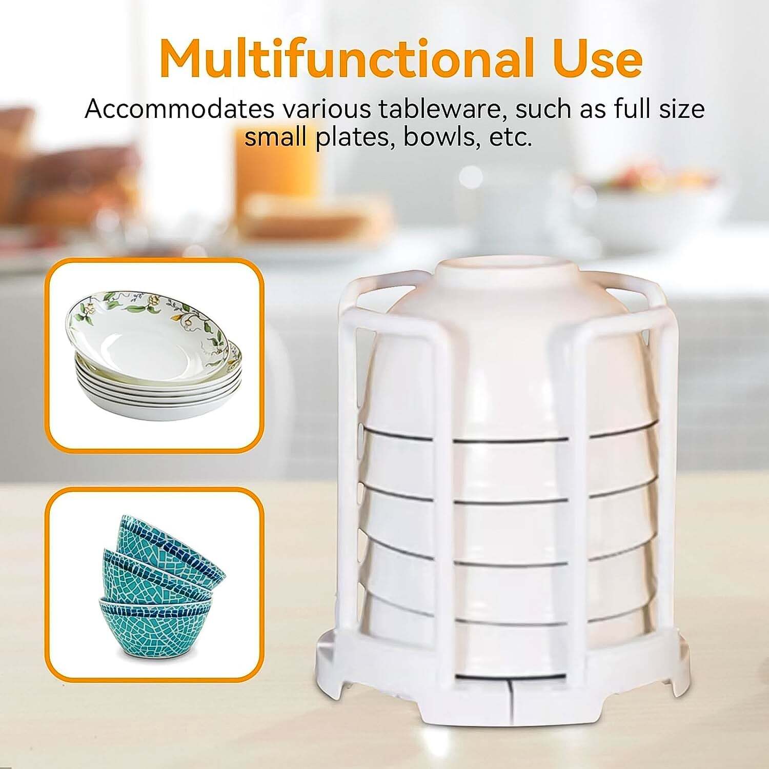 Plastic Bowl Holder Bowl Organizer Drain Racks