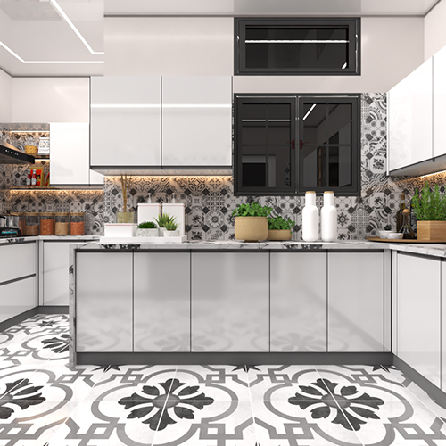 Residential Stainless Steel Modular Kitchen