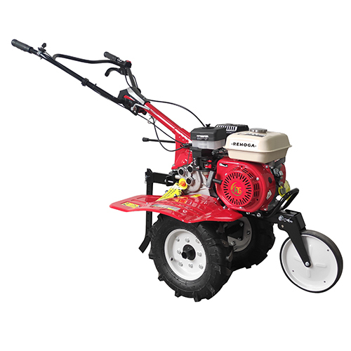 RHG-750 Power Weeder - Mild Steel, Gasoline Powered, Hand Crank Start | Red & Black Gear Drive for Efficient Agricultural Weeding