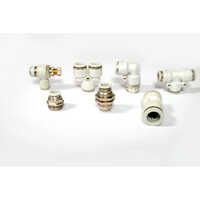 Brass Push In Fittings - Color: White