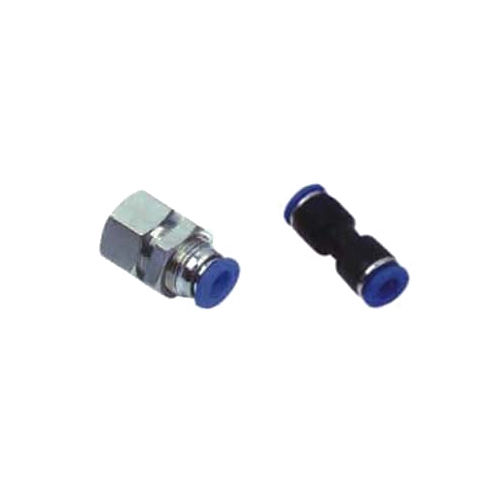 Push-In Fittings - Color: Silver And Blue