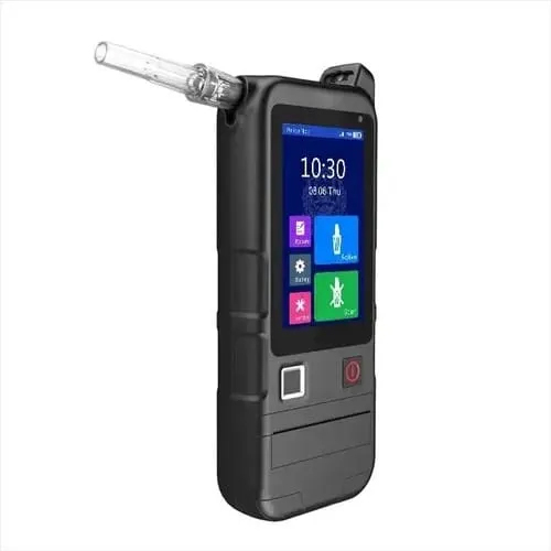 Alcohol Breath Analyzer With Camera - Color: Silver