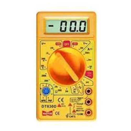 Handheld Digital Multimeter - Color: Yellow