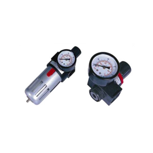 Frl Ac Series(Air Filter, Regulator And Lubricator) - Color: Silver & Black