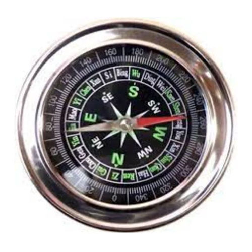 Round Magnetic Compass - Application: For Direction