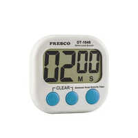 Digital Countdown Timer - Metal Construction, Classic White Design | Reliable Industrial Usage, Digital Accuracy, Warranty Included