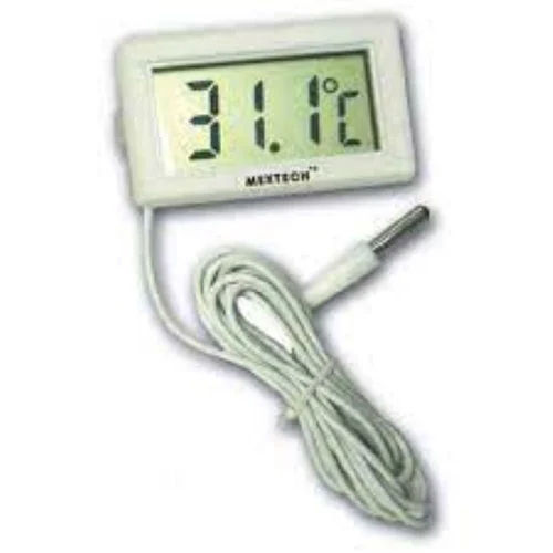 Digital Fridge Thermometer - Color: White