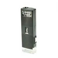 Illuminated Pocket Microscope - Color: Black