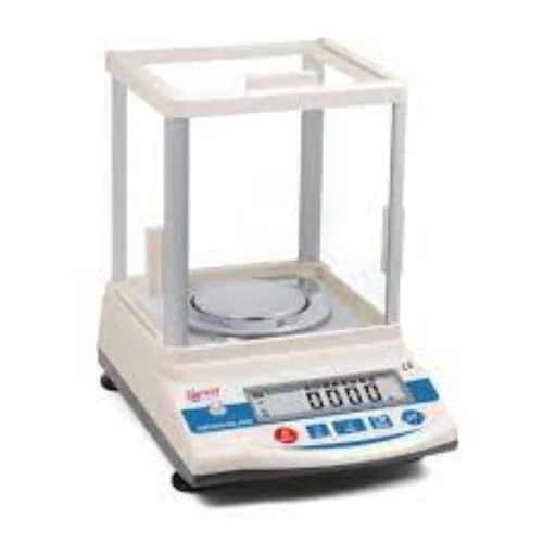 Electronic Precision Balance - Plastic Material, LCD Monitor Display | White Color, Battery-Powered, Warranty Included