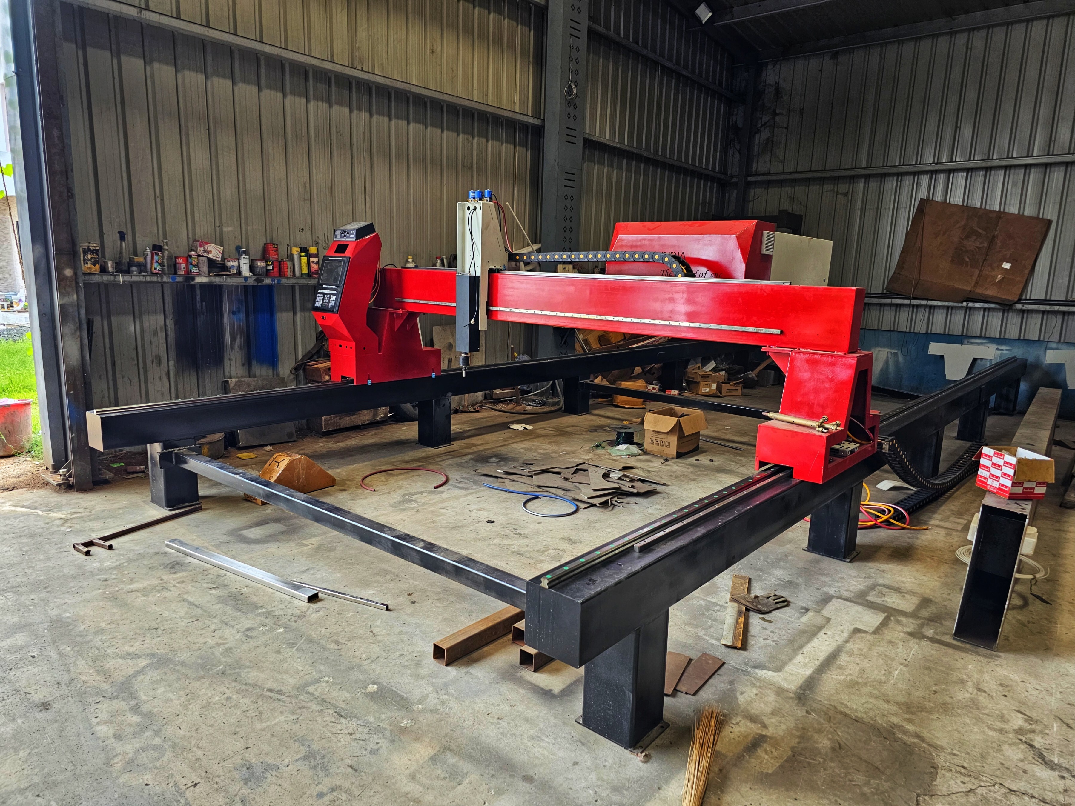 Gantry Type Cnc Plasma Cutting Machine - Automatic Grade: Automatic