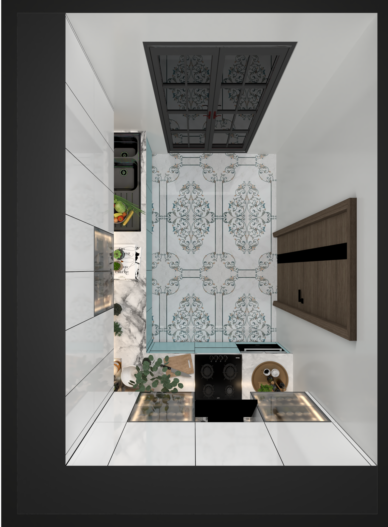 L Shape Modular Kitchen - Brand Name: Jindal Steel