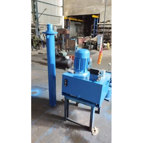 Manual Hydraulic Machine - Color: Blue