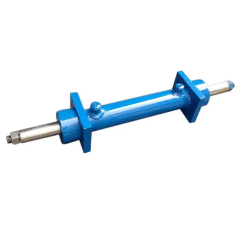 Double Ended Hydraulic Cylinder - Color: Blue