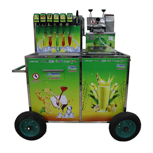 Non Electric Sugarcane + Soda Machine - Feature: High Quality & Easy To Operate