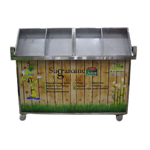 Sugarcane Juice Shop Jumbo With Fruit Display - Feature: High Quality & Easy To Operate