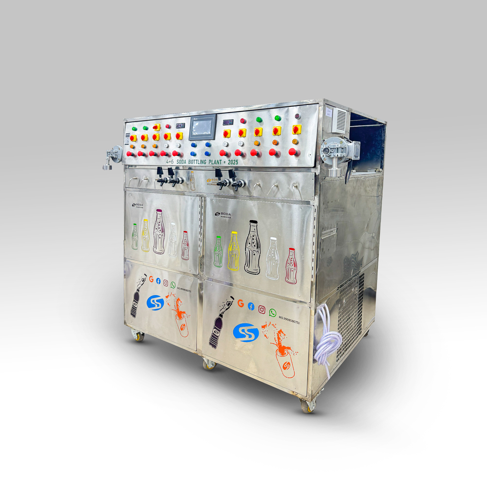 4+6 Plc Soda Bottling Plant - Automatic Grade: Semi-Automatic