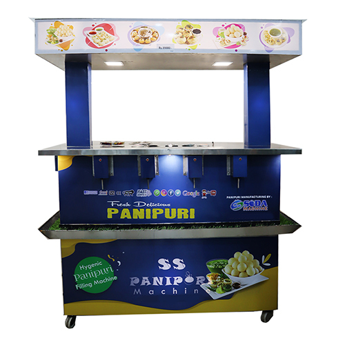 6 Nozzle Panipuri Filling Machine - General Use: Food Cart