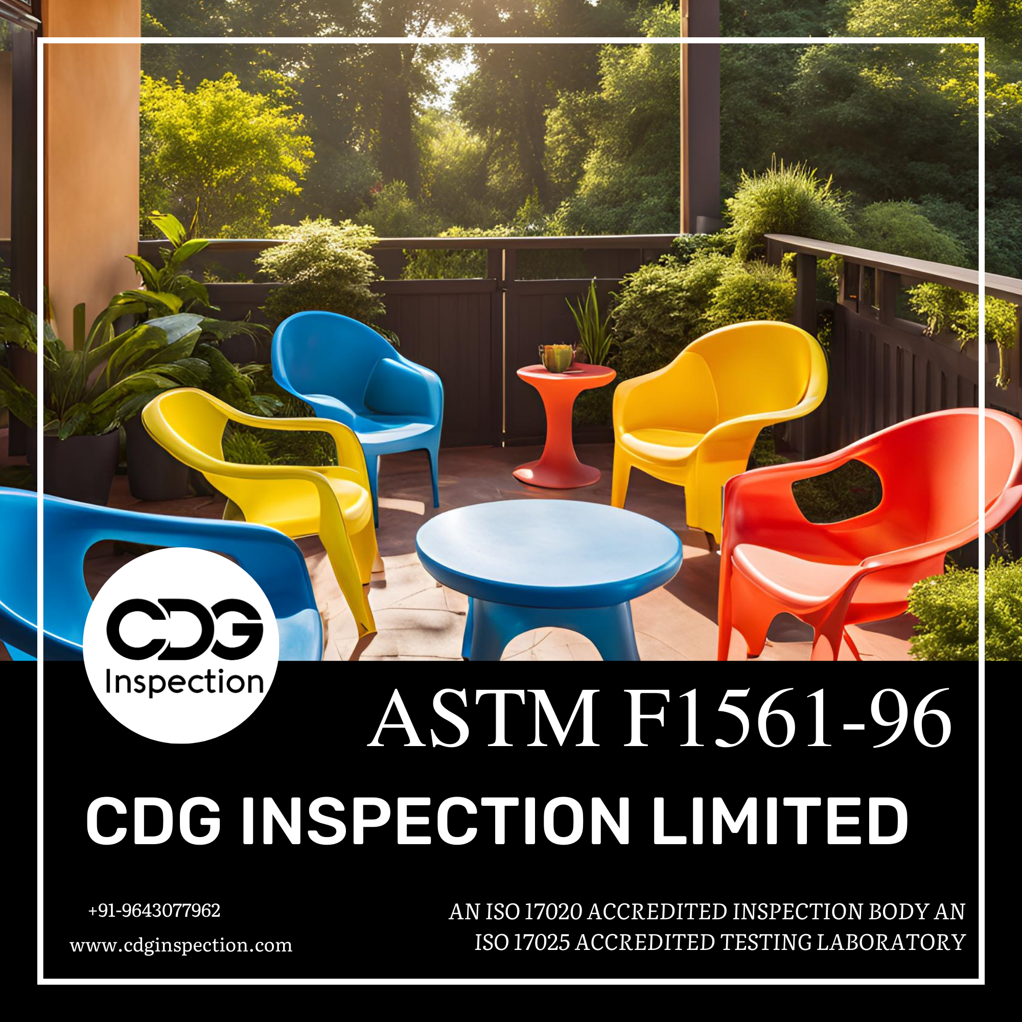 ASTM F1561-96 (Plastic Chairs for Outdoor Use)