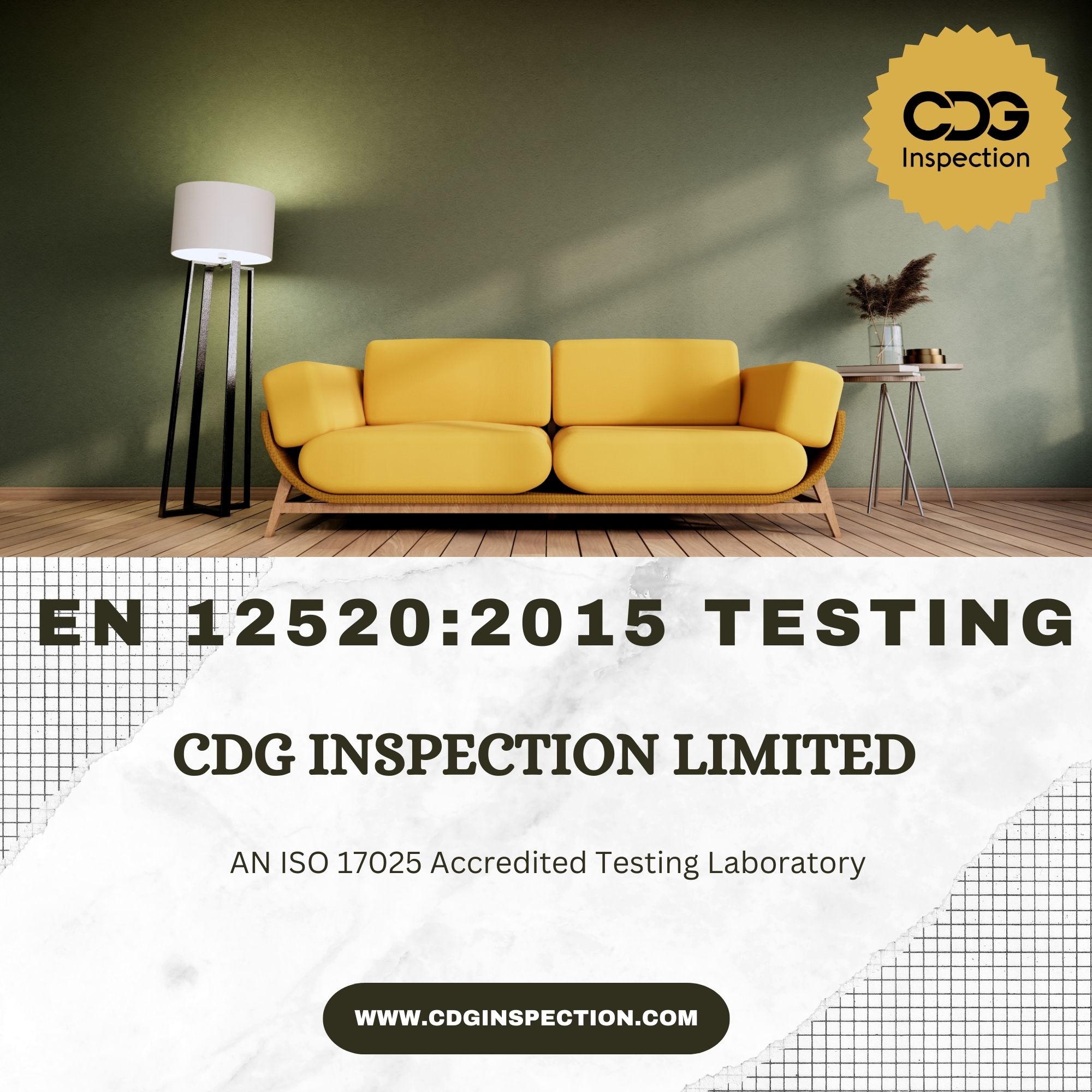 EN 12520:2015 Testing (Domestic Seating Test)