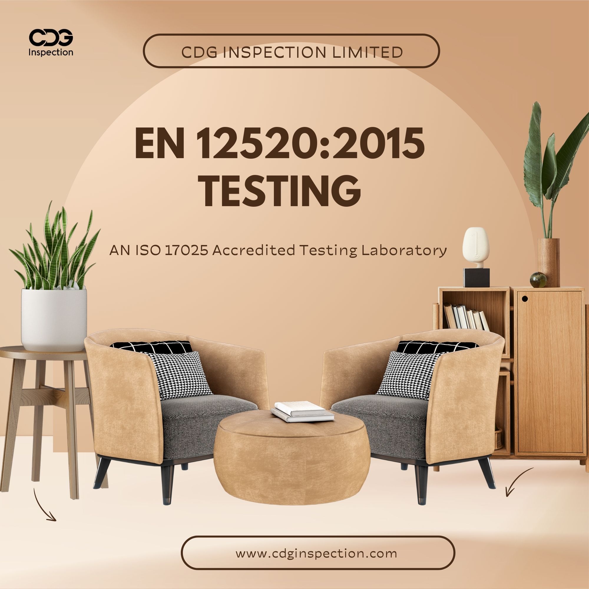 EN 12520:2015 Testing (Domestic Seating Test)