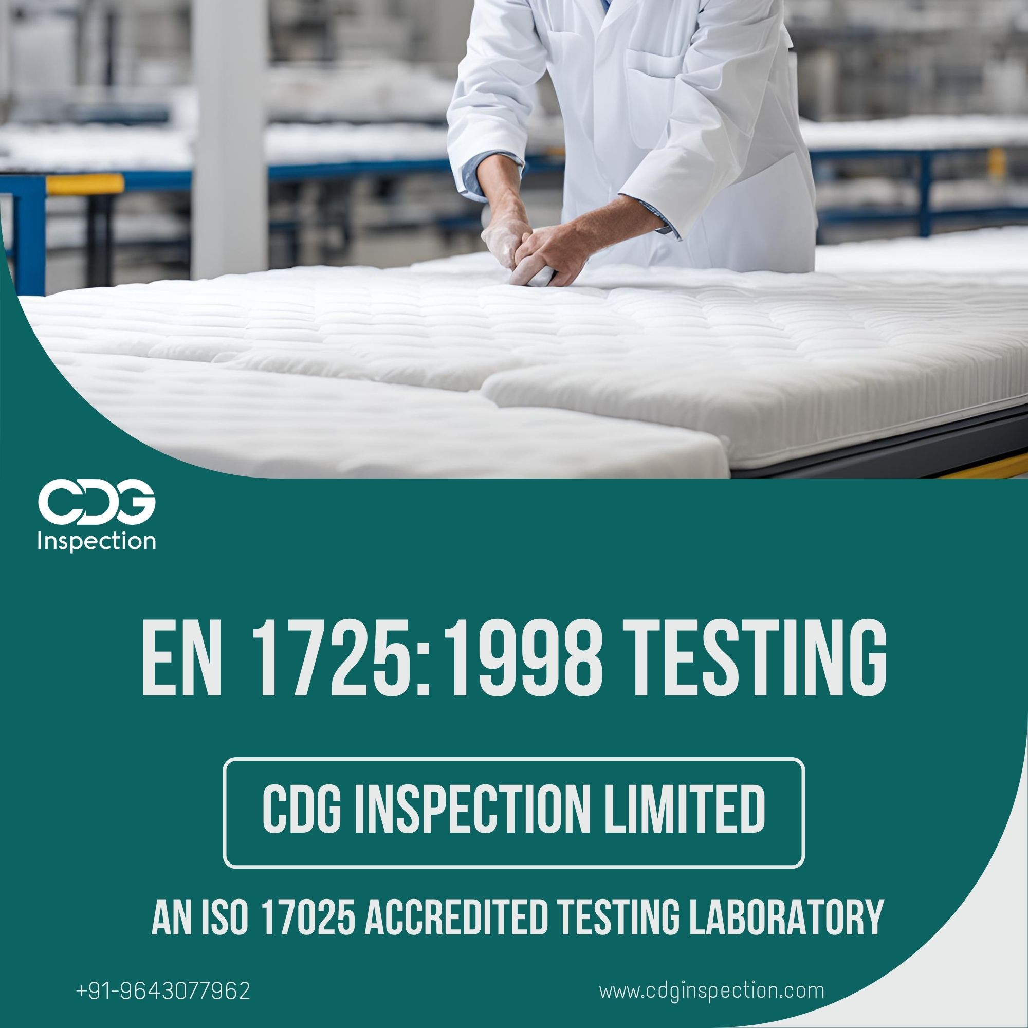 En 1725:1998 (Beds And Mattresses Testing)