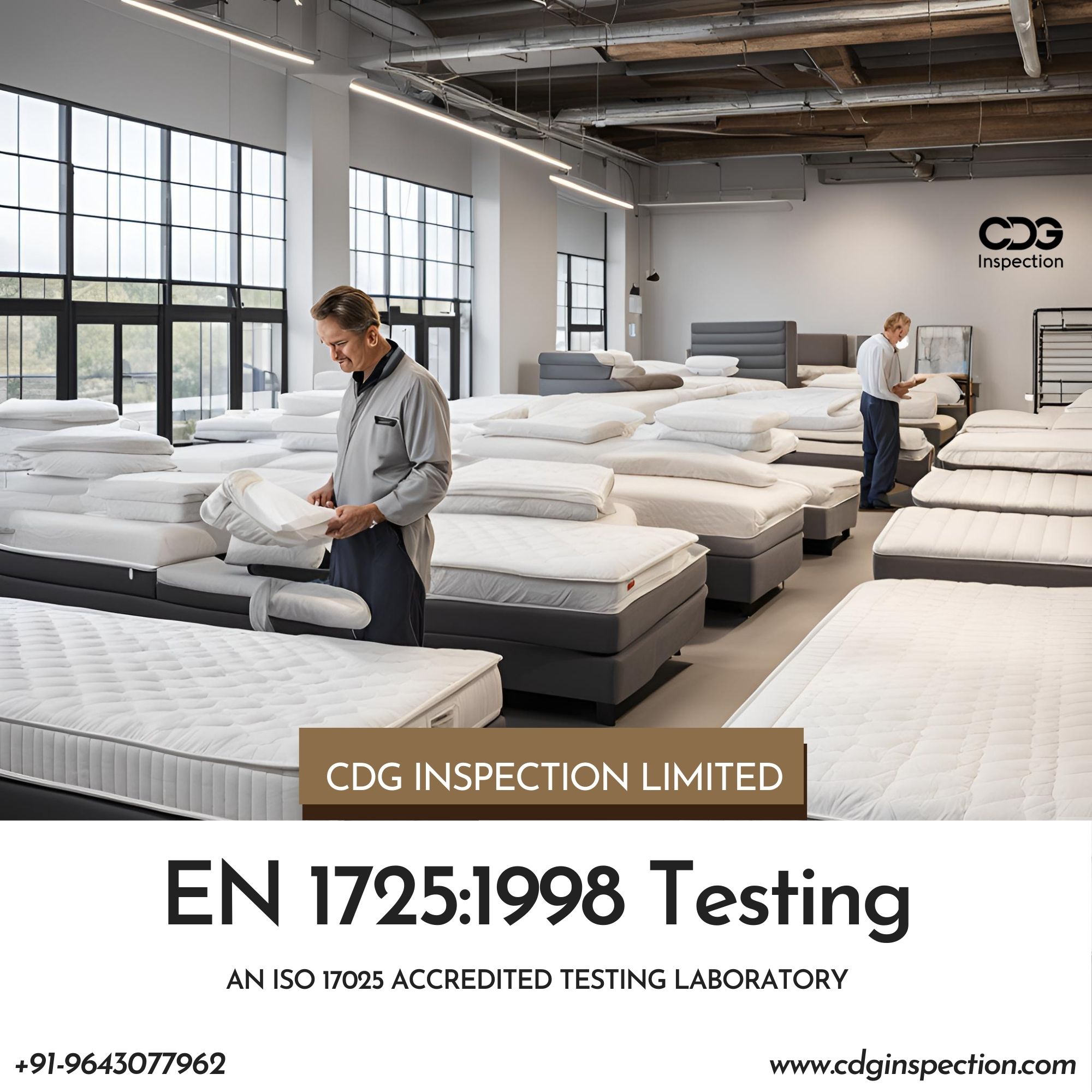 En 1725:1998 (Beds And Mattresses Testing)