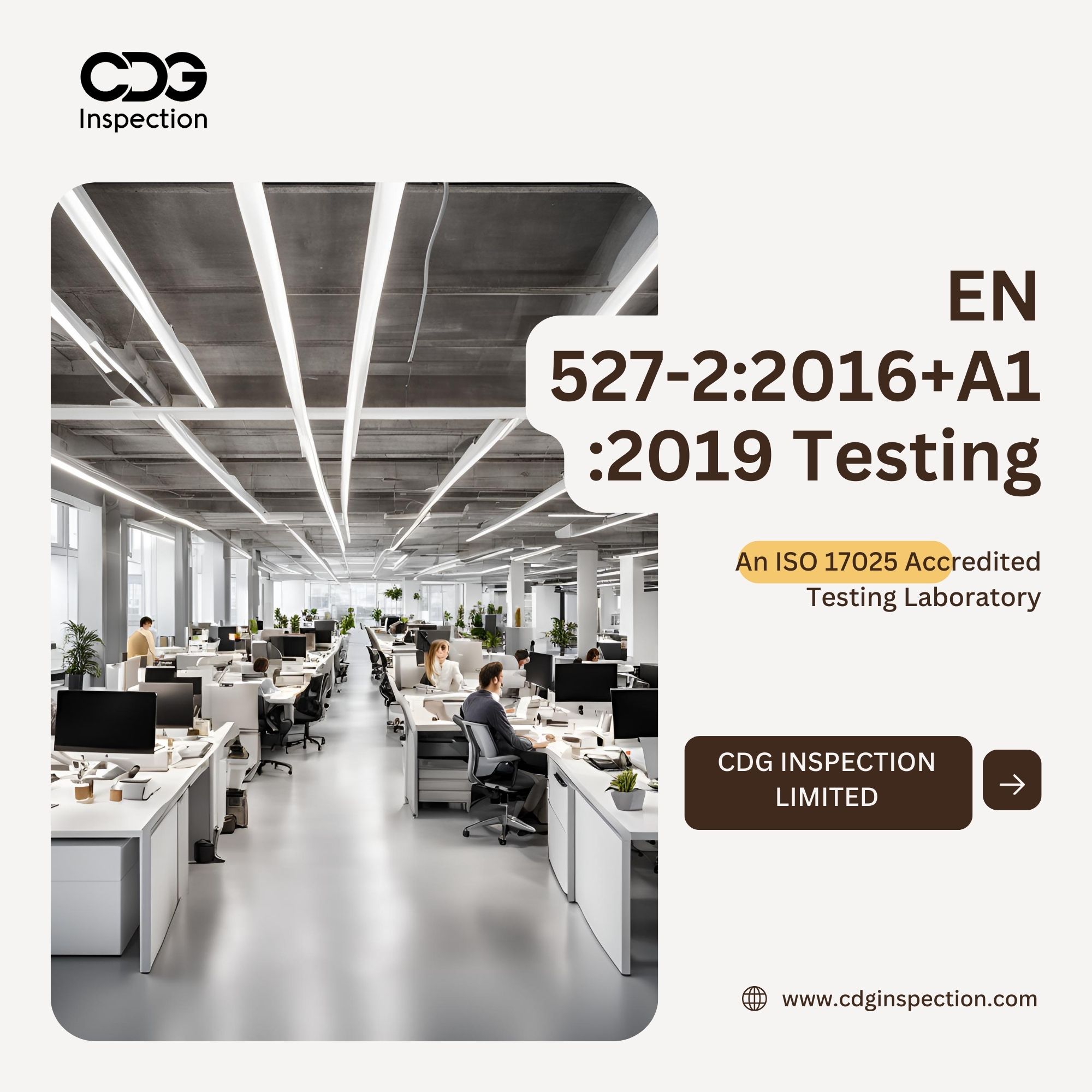 EN 527-2:2016+A1:2019 Testing (Work Tables)