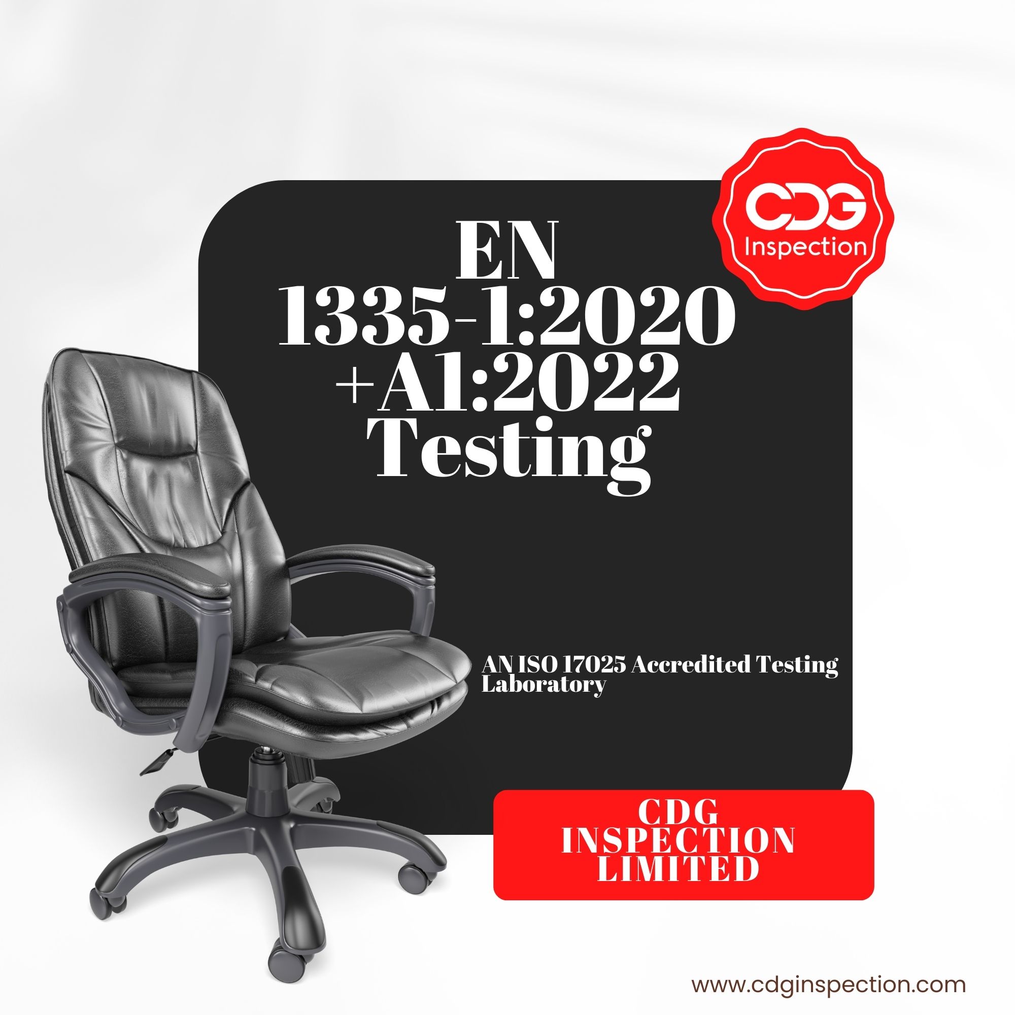 EN 1335-1:2020+A1:2022  Testing (Office Work Chair)