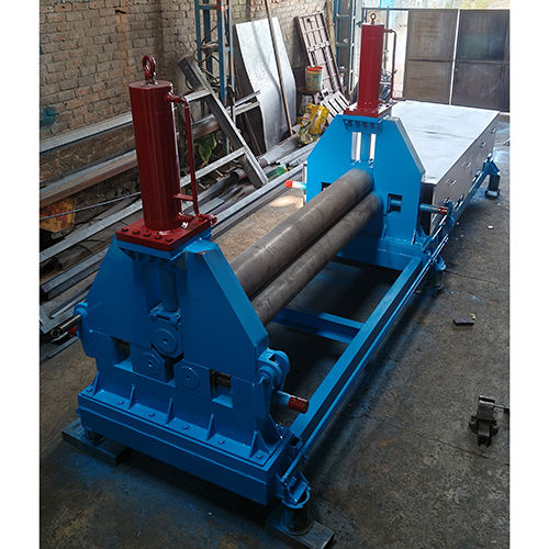 Industrial Plate Rolling Machine - Color: Blue