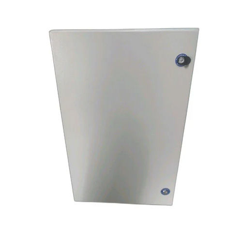 2 Way Mild Cr Steel Electrical Panel Box - Color: White