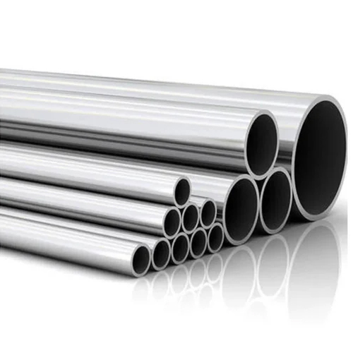 SS316 Stainless Steel Round Pipe - 12ft Length, 4in Outer Diameter, Silver Finish | Polished, Mill Finished, Ideal for Chemical Fertilizer Applications