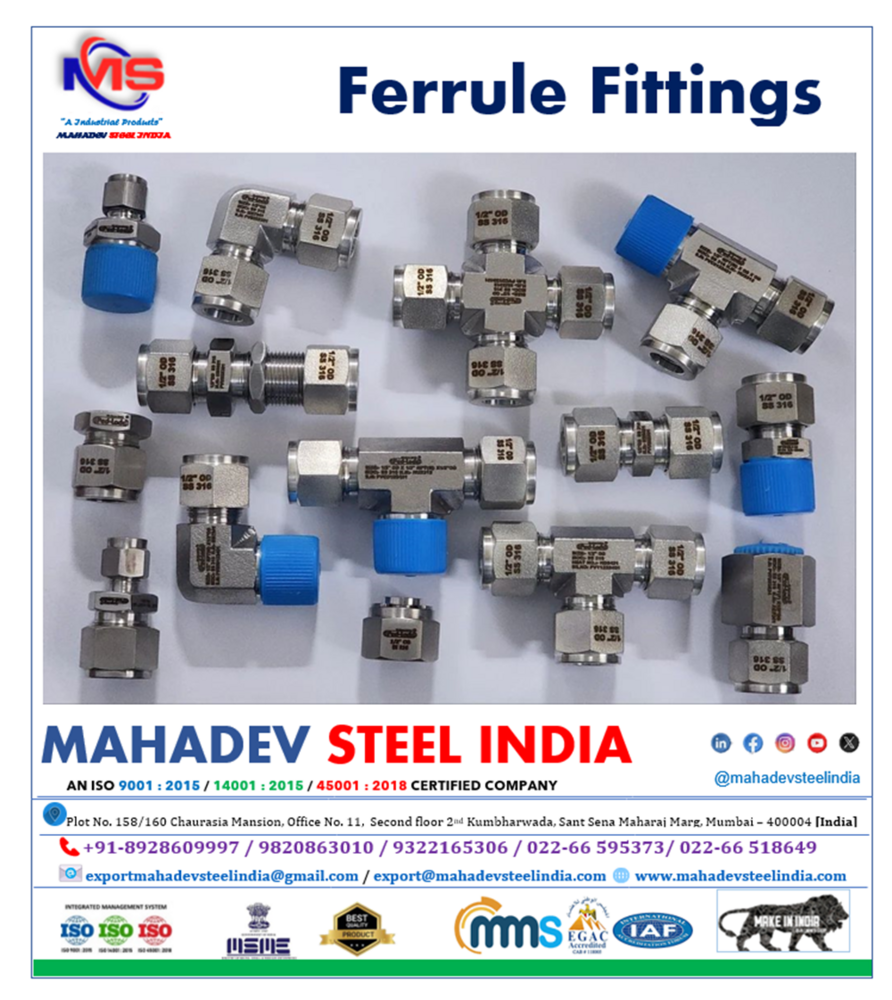 Carbon Steel Ferrule Fittings