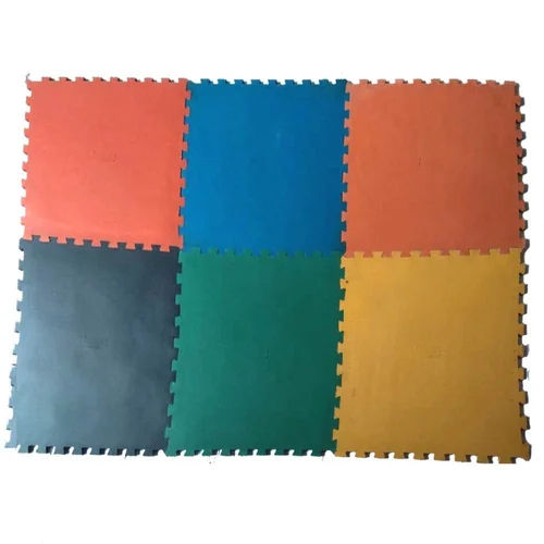 01_Rubber Gym Mat - Back Material: Anti-Slip Latex