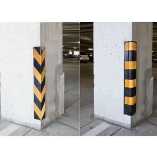 Rubber Corner Guard - Color: Yellow And Black