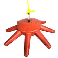 Rubber Pig Chewing Toy - Color: Red