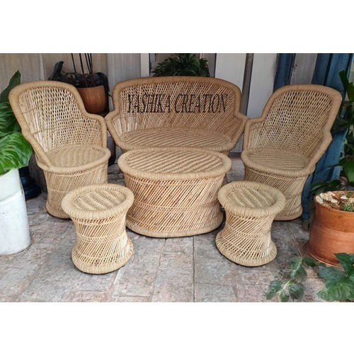 Natural Bamboo Chair And Table Sofa Set - Furniture Type: Outdoor Furniture