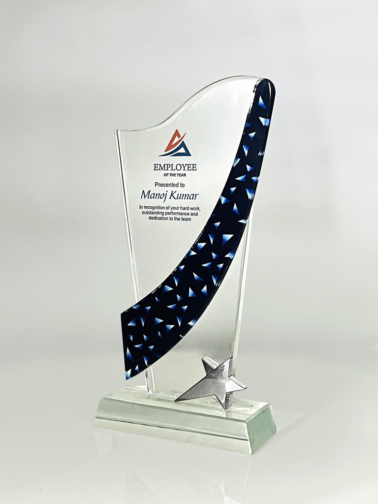 Exclusive Crystal Trophy for Corporate Ceremonies, School and College Functions, Annual Sports, and Employee Award Events