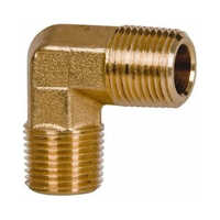 Male Elbow Fitting - Stainless Steel, 3 Inch Outer Diameter, Golden Powder-coated Finish | Durable L-shaped Design For Plumbing Applications