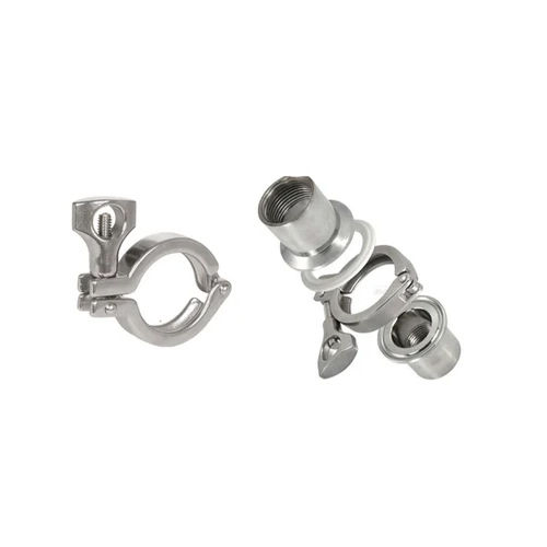 Dairy Fittings Triclover Clamp Pipe Clamp - Color: Silver